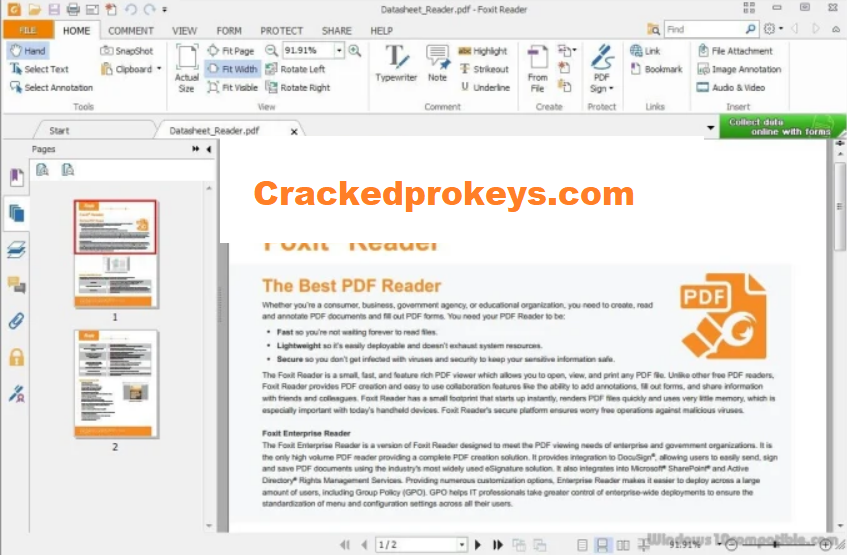 foxit pdf reader crack